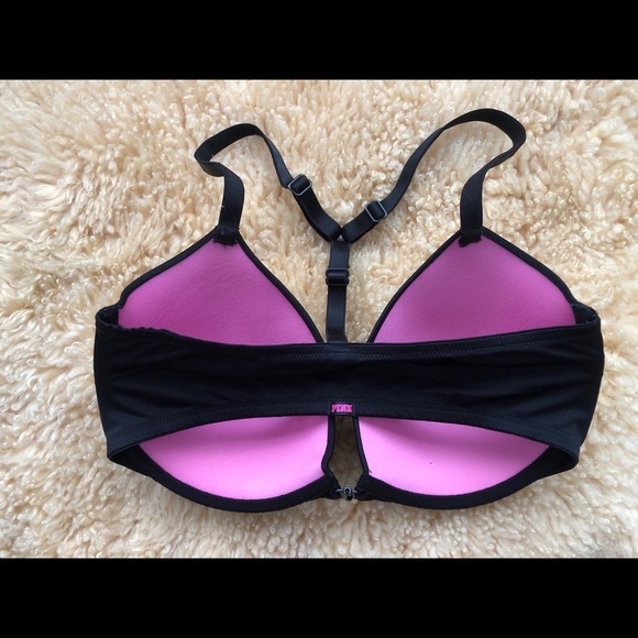 a EUC Victorias PINK 32DD Push-Up PINK Front Close - Picture 2 of 3